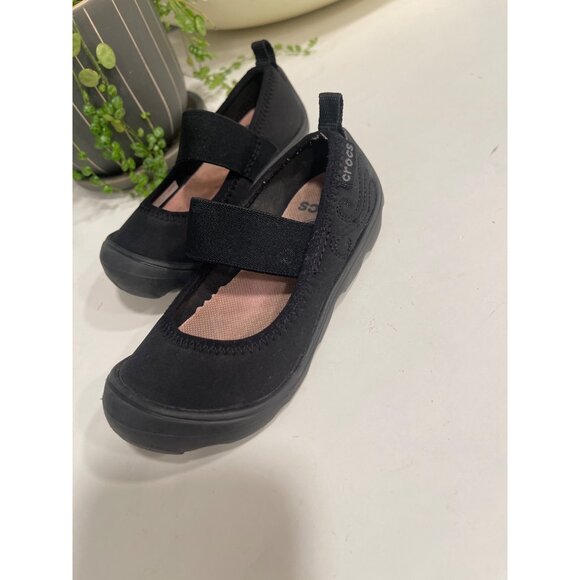 Crocs Duet Busy Day Mary Jane Ballerinas - Black Sz 11 6. 7/8” - Picture 5 of 9